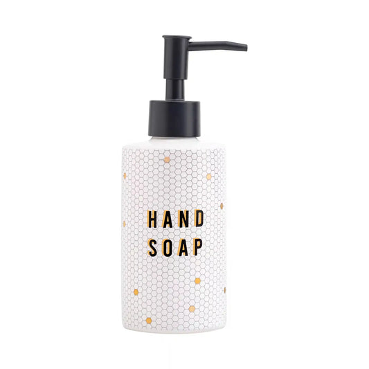8.5oz Honeycomb Tile Hand Soap Dispenser
