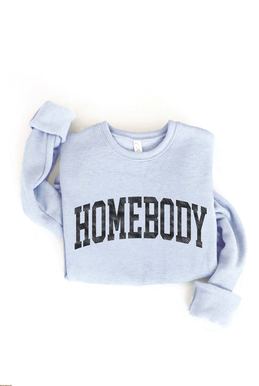 HOMEBODY Graphic Sweatshirt: TAN / M