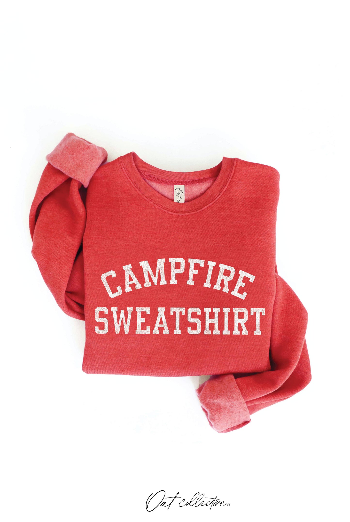 CAMPFIRE SWEATSHIRT Graphic Sweatshirt: HEATHER FOREST / S