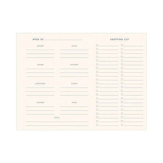 Retro Weekly Meal Planner