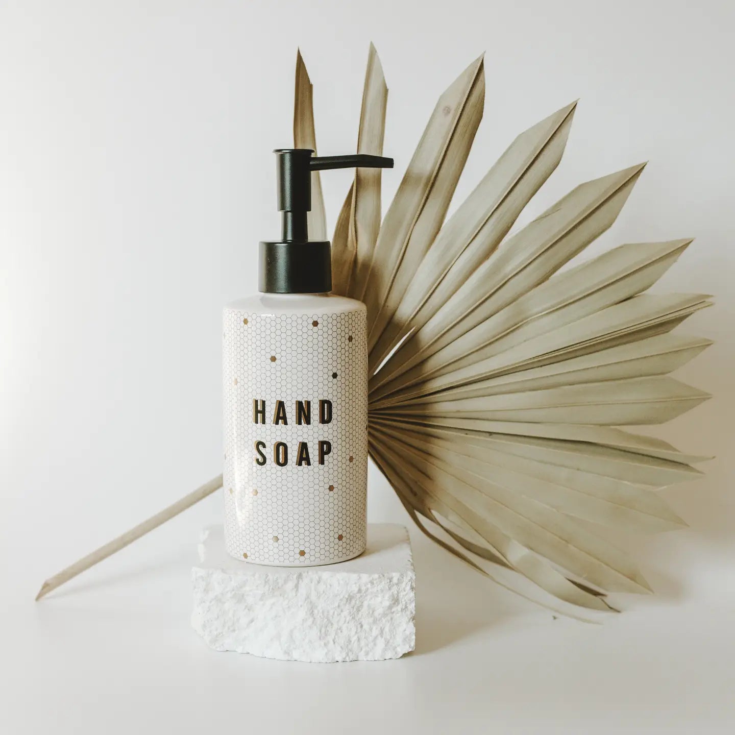 8.5oz Honeycomb Tile Hand Soap Dispenser