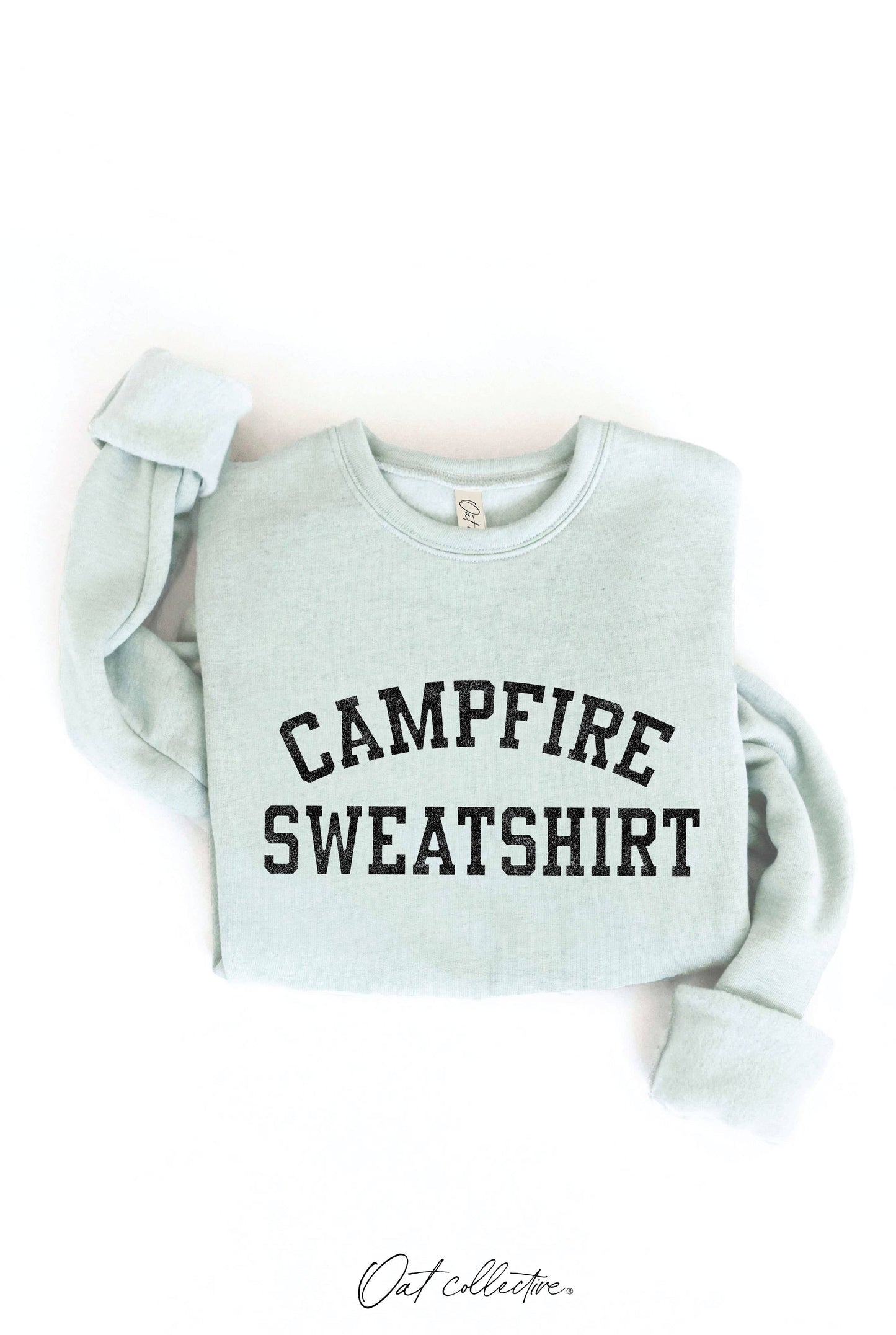 CAMPFIRE SWEATSHIRT Graphic Sweatshirt: HEATHER FOREST / S