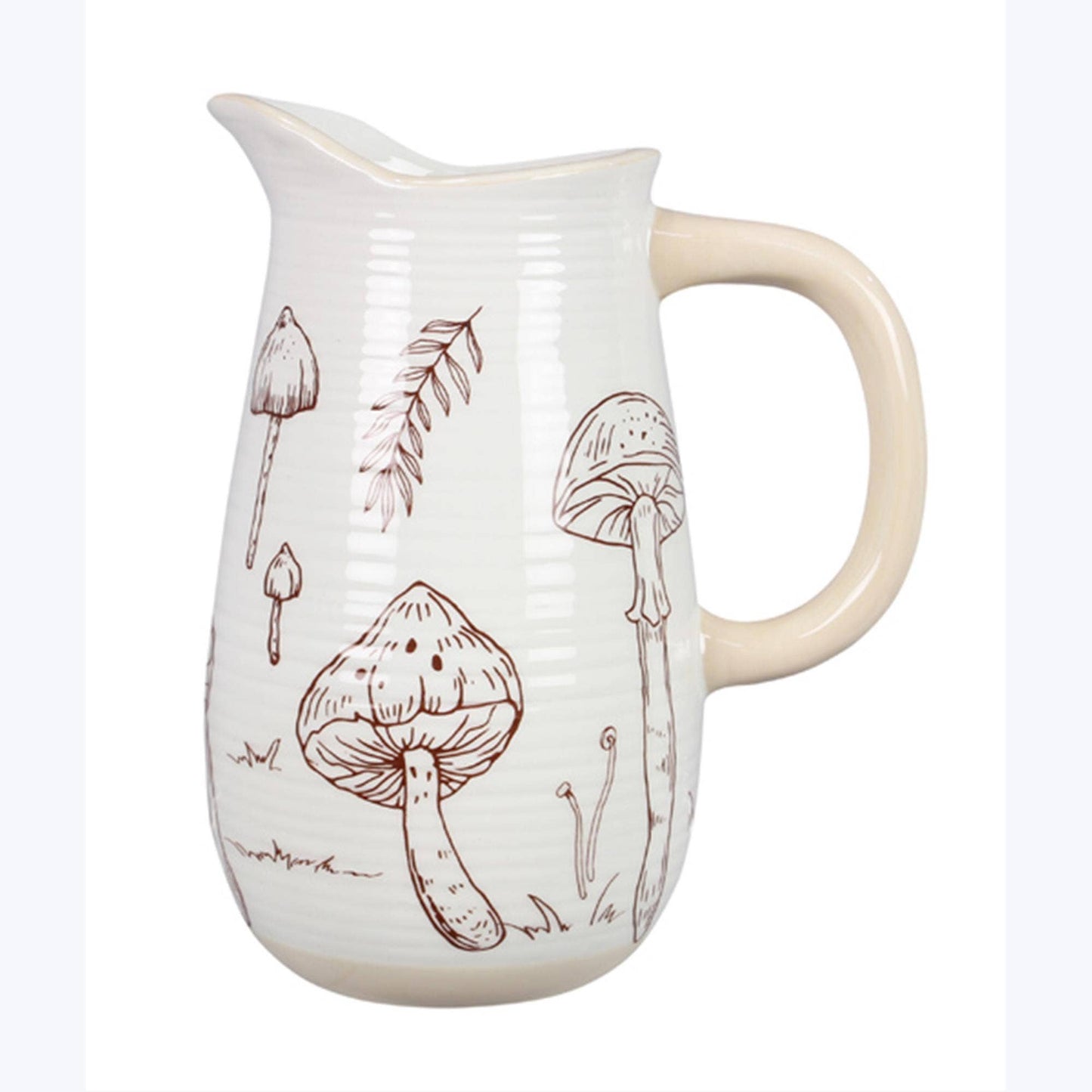 Ceramic Mushroom Vase/Water Pitcher (SKU#: 22069)