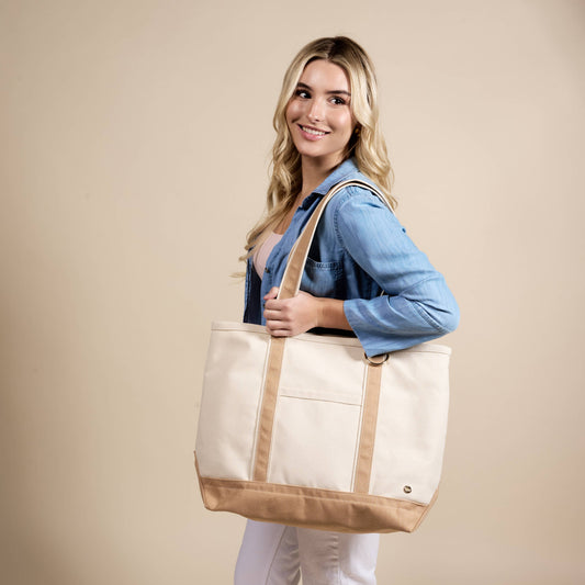 Canvas Tote Bag | Tan