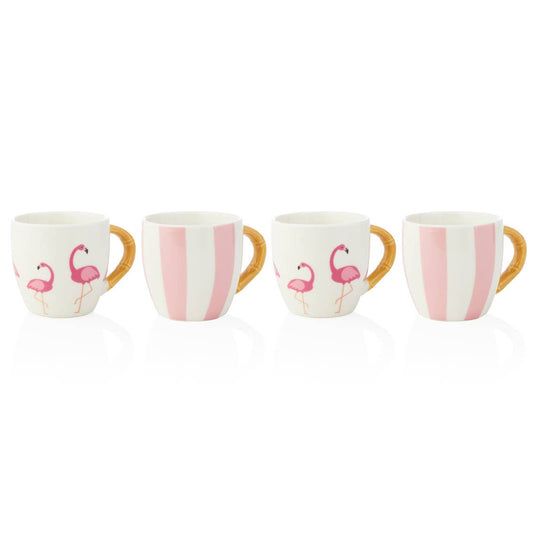 Jill Zarin Home Set of Four Flamingo Espresso Mug