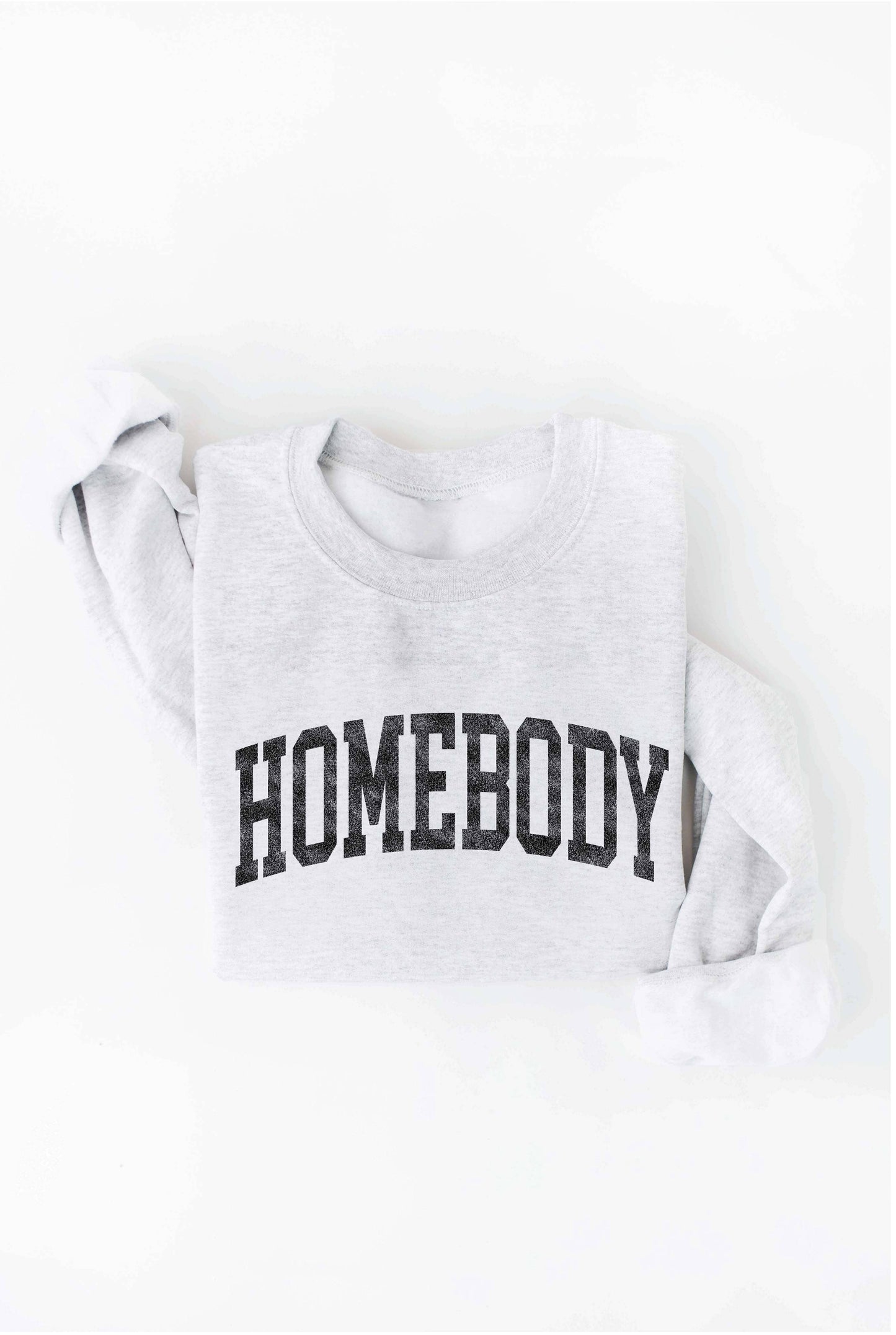 HOMEBODY Graphic Sweatshirt: TAN / M