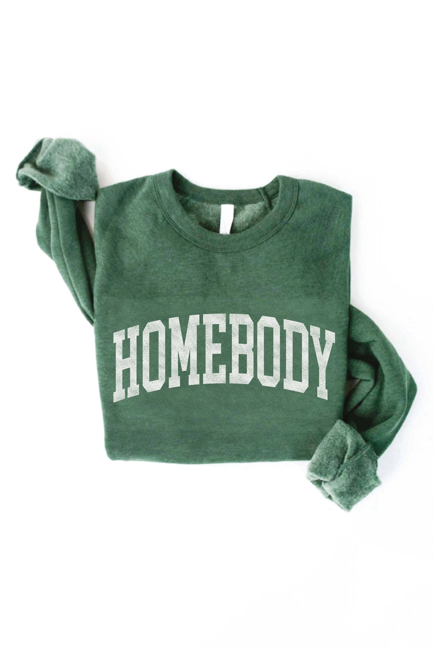HOMEBODY Graphic Sweatshirt: TAN / M