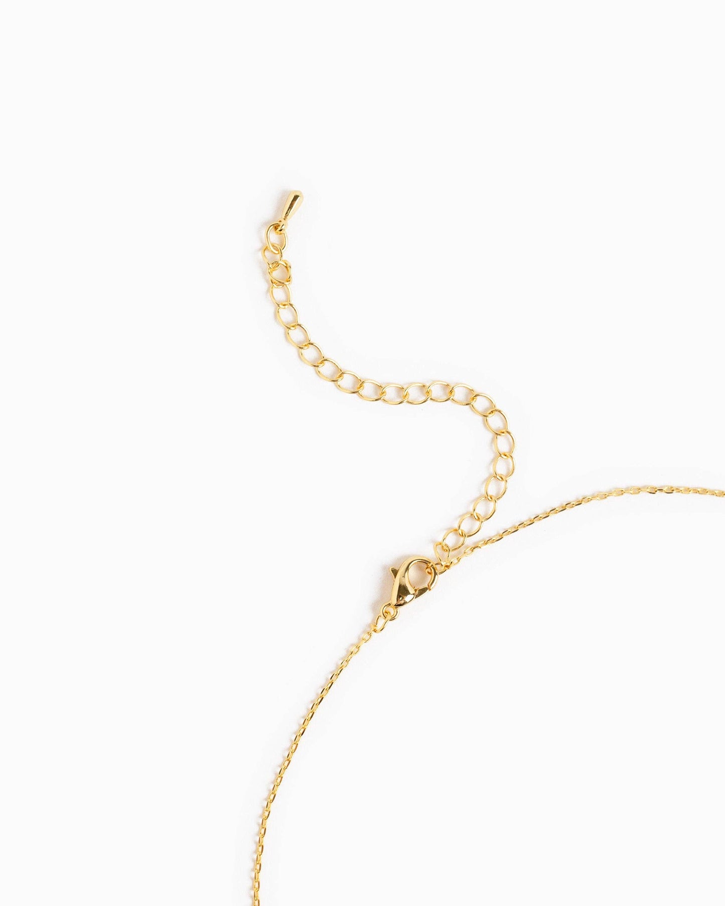 American Football Cutout Pendant Necklace: Gold