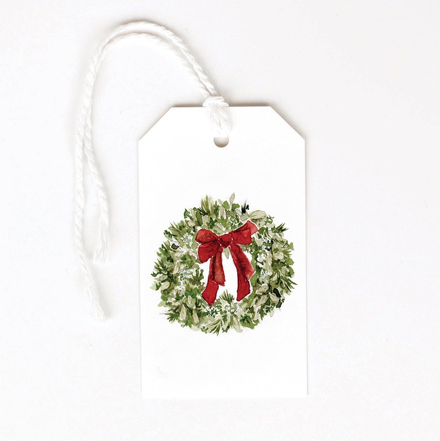 Holiday Wreath Gift Tags – Set of 8