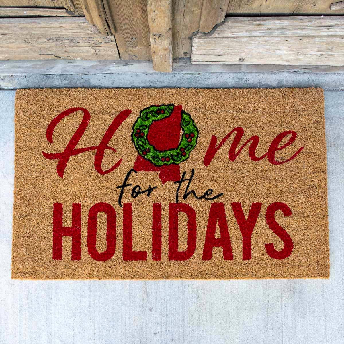 Home for the Holidays Doormat