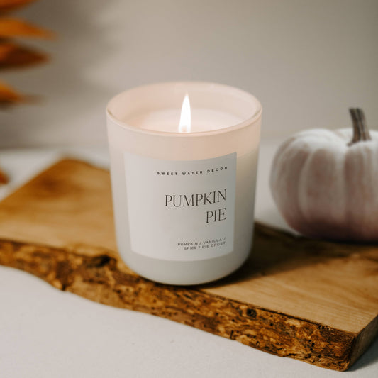 Pumpkin Pie 15 oz Soy Candle - Fall Decor & Gifts