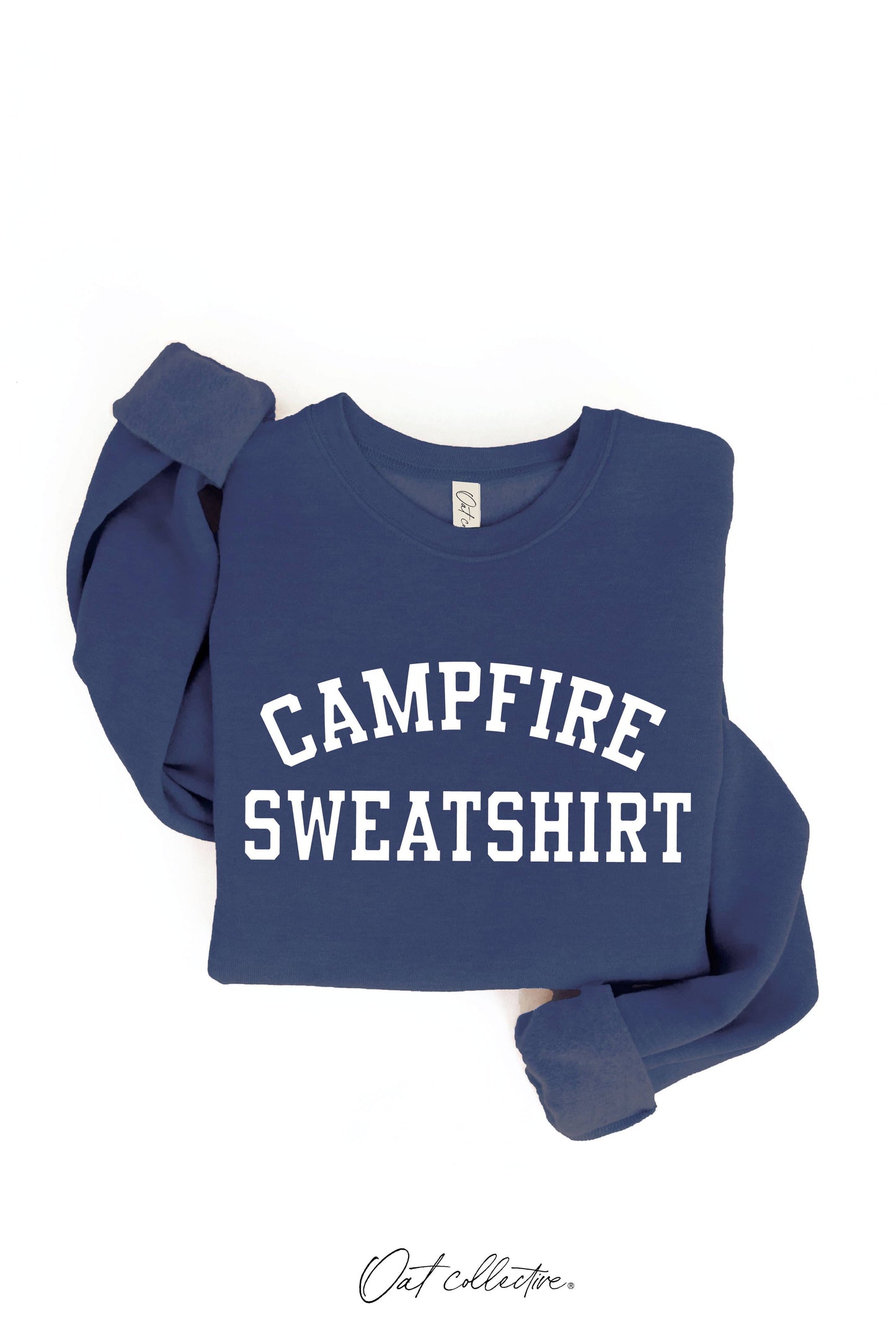 CAMPFIRE SWEATSHIRT Graphic Sweatshirt: HEATHER ROYAL / L