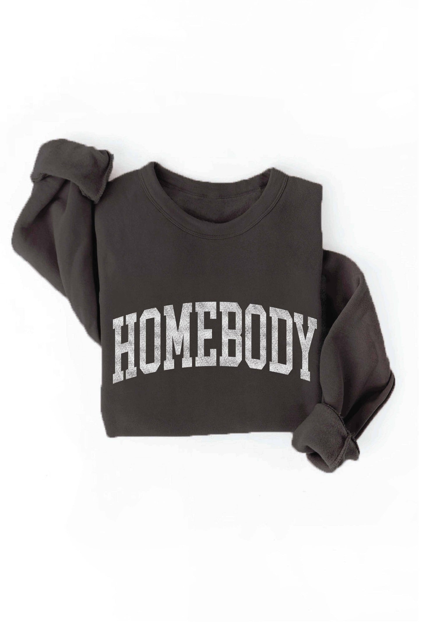 HOMEBODY Graphic Sweatshirt: TAN / M
