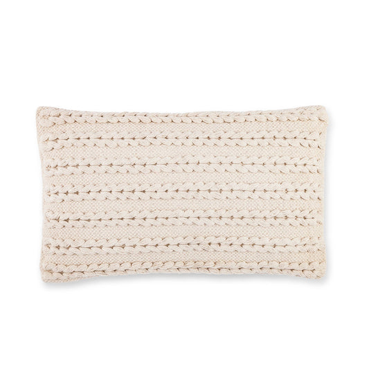Promo Park Hill Collection Cotton Woven Macrame Lumbar Pillo