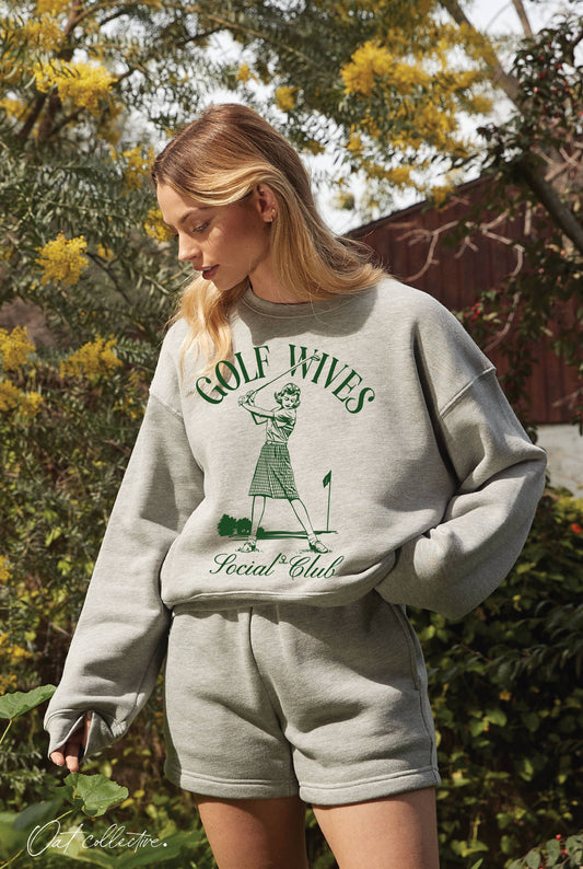 GOLF WIVES SOCIAL CLUB Mid Graphic Sweatshirt