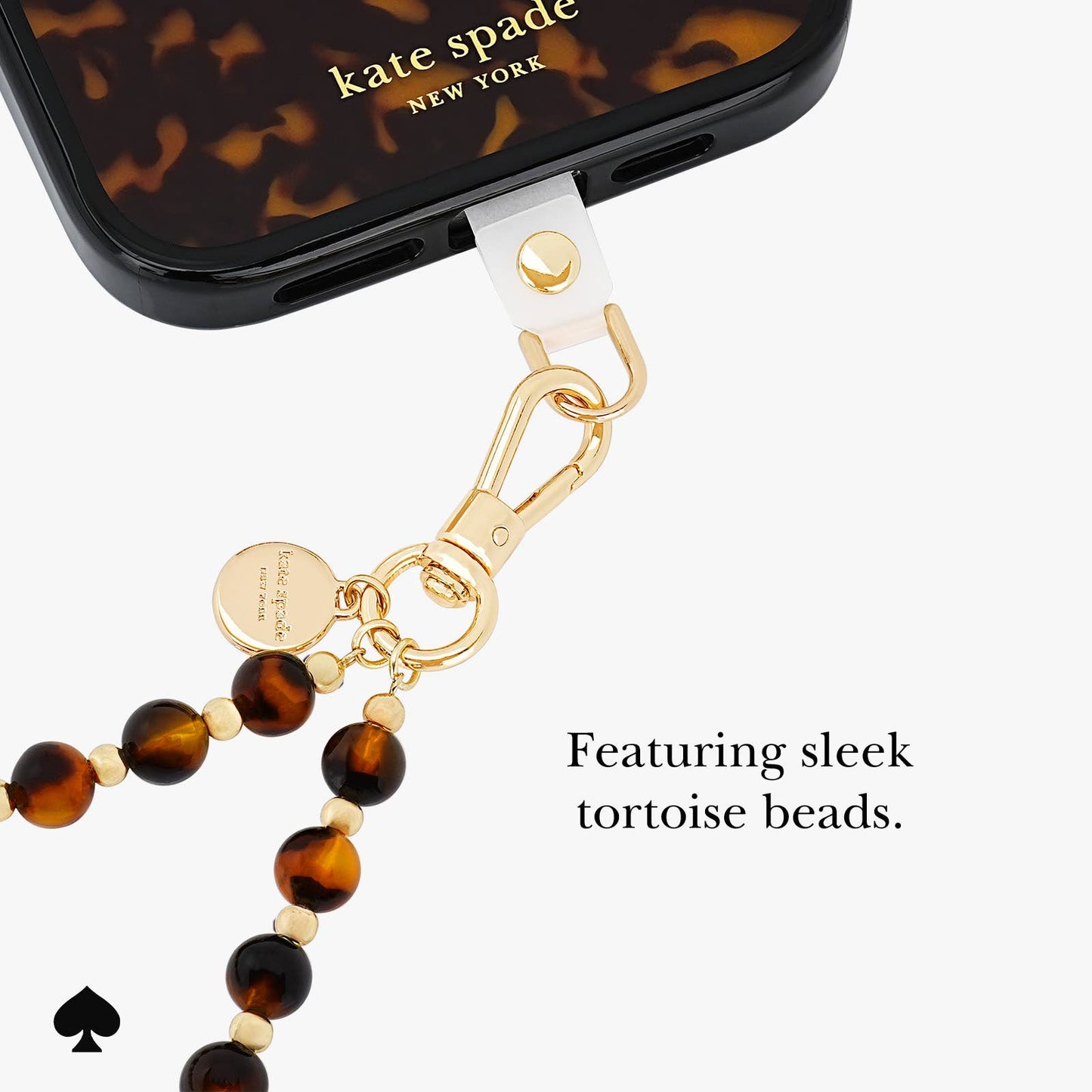 Kate Spade - Tortoise Phone Charm