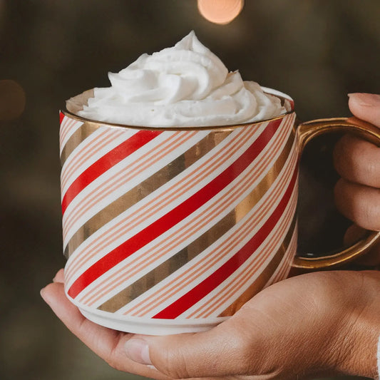 Candy Cane Christmas Mug