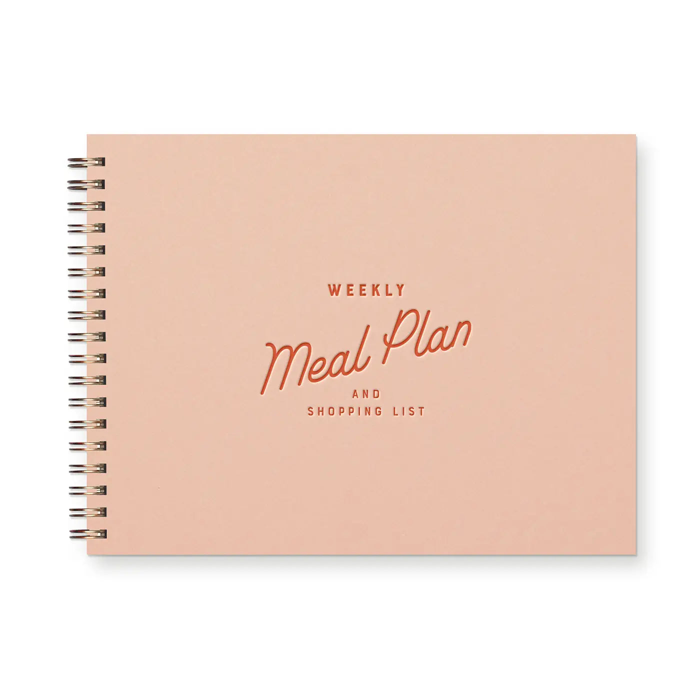 Retro Weekly Meal Planner