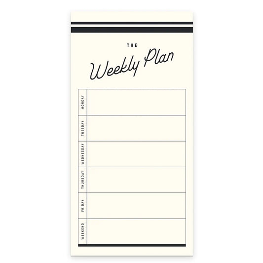 Retro Weekly Plan Notepad