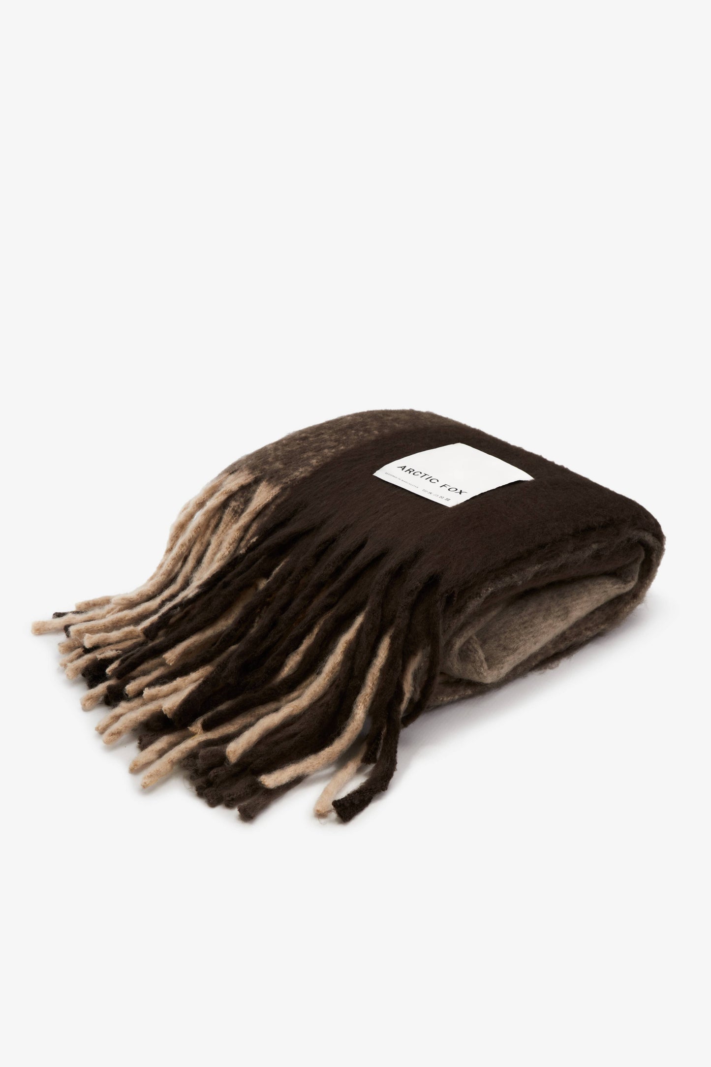 The Reykjavik Throw - 100% Recycled - Dark Earth Brown -FW26