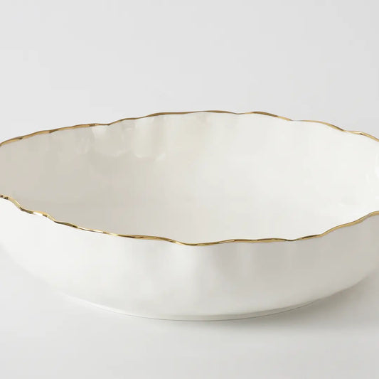 Extra Large Shallow Bowl in Portofino