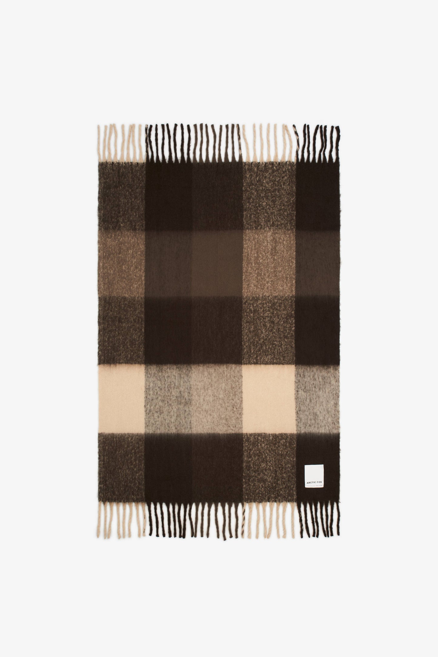 The Reykjavik Throw - 100% Recycled - Dark Earth Brown -FW26