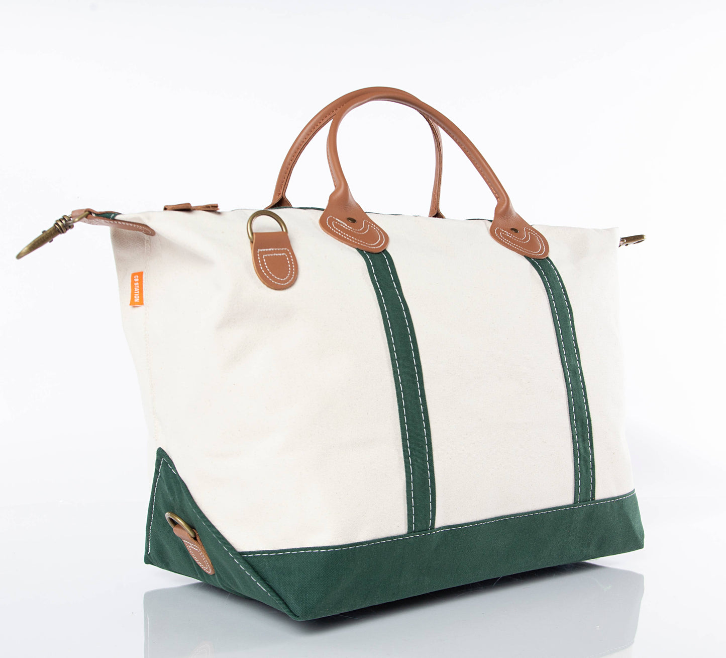 Weekender Canvas Travel Bag – Green