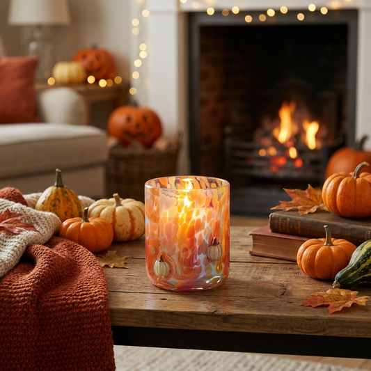 Heriloom Pumpkin Icon Candle