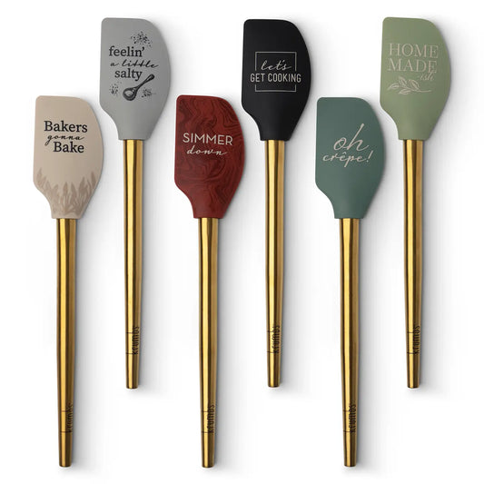 Spatula with Metallic Gold Handle