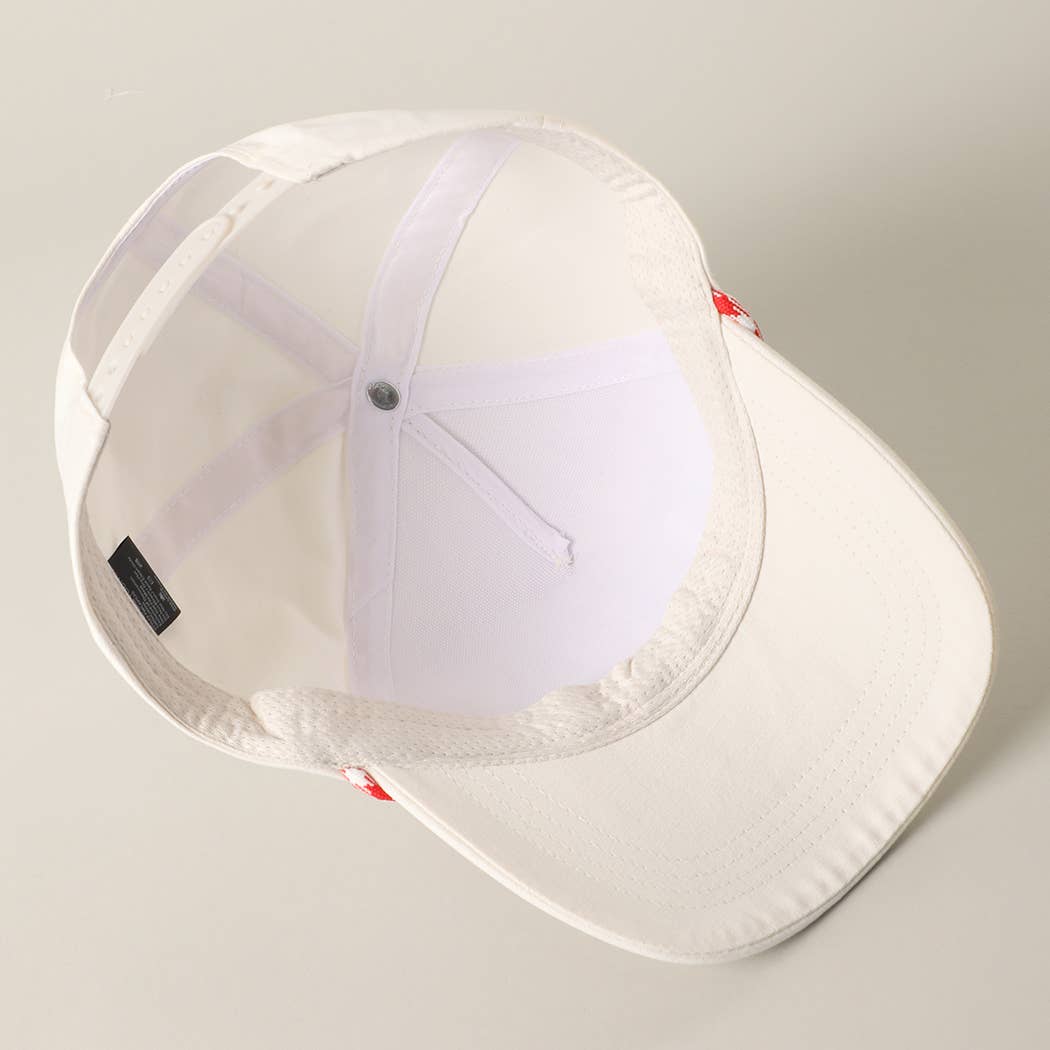 USA Patch Red Rope Trucker Hat