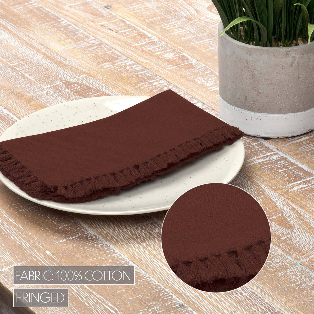 Maroon Napkin Set