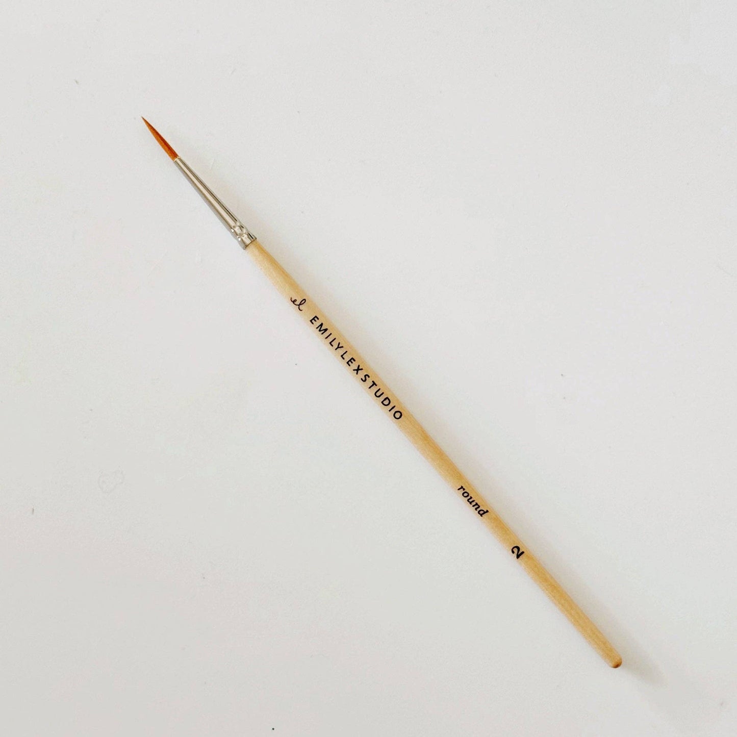 Watercolor Paintbrush Set – Five Wooden Brushes