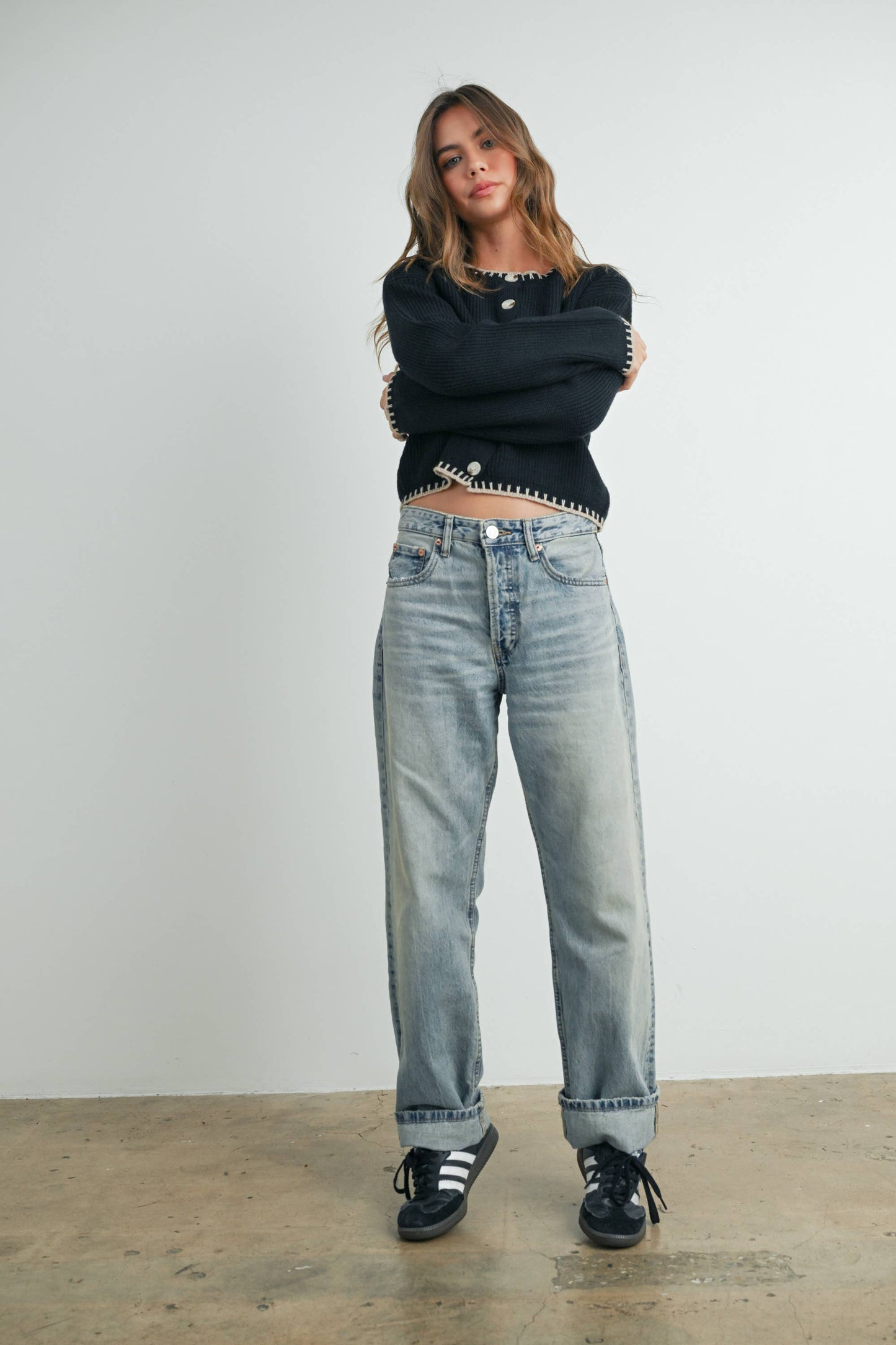 The Ivy Cardigan – Black Knit Classic