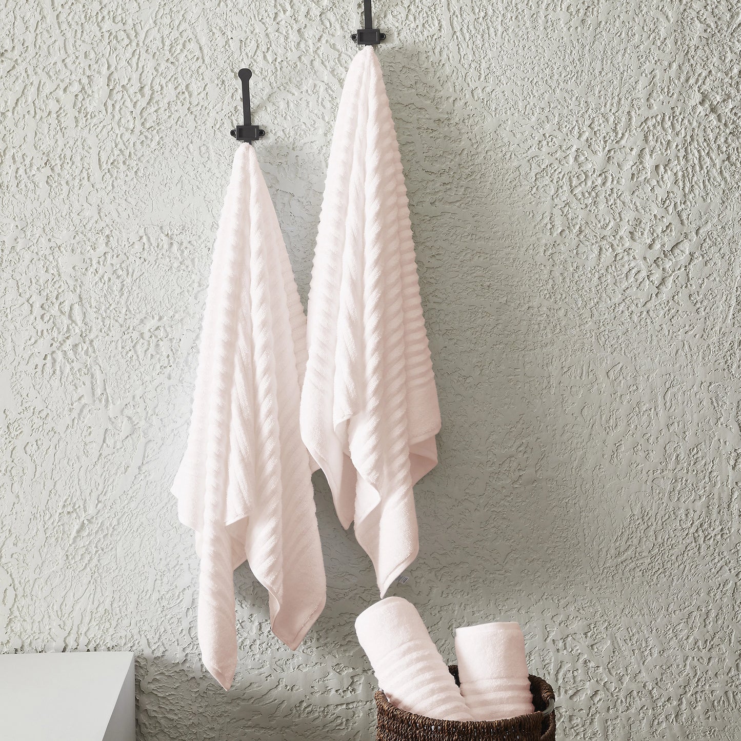 Cotton Bath Towel Set- Blush