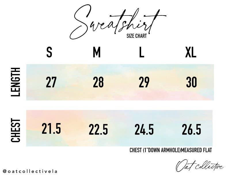 HOMEBODY Graphic Sweatshirt: LIGHT BLUE / S