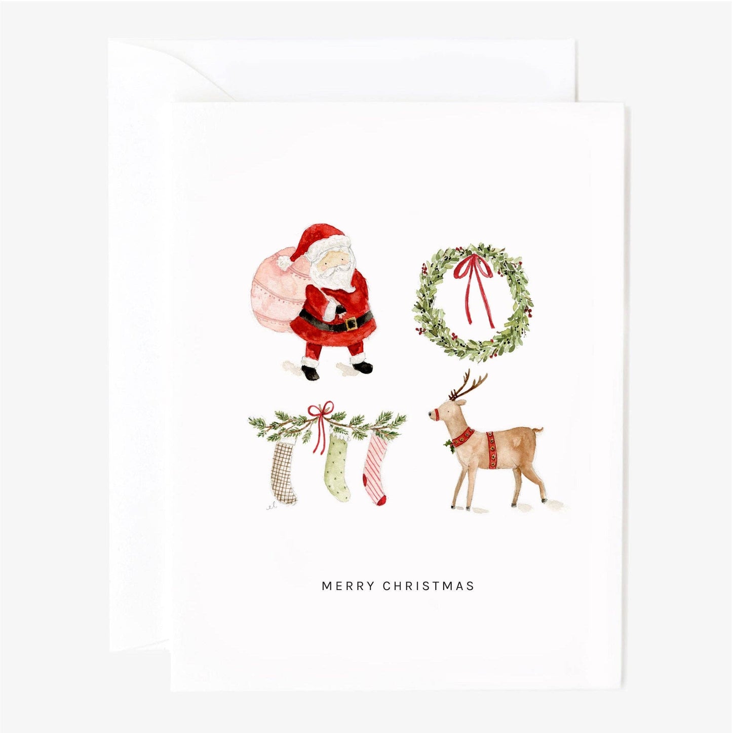 Santa & Friends Christmas Card