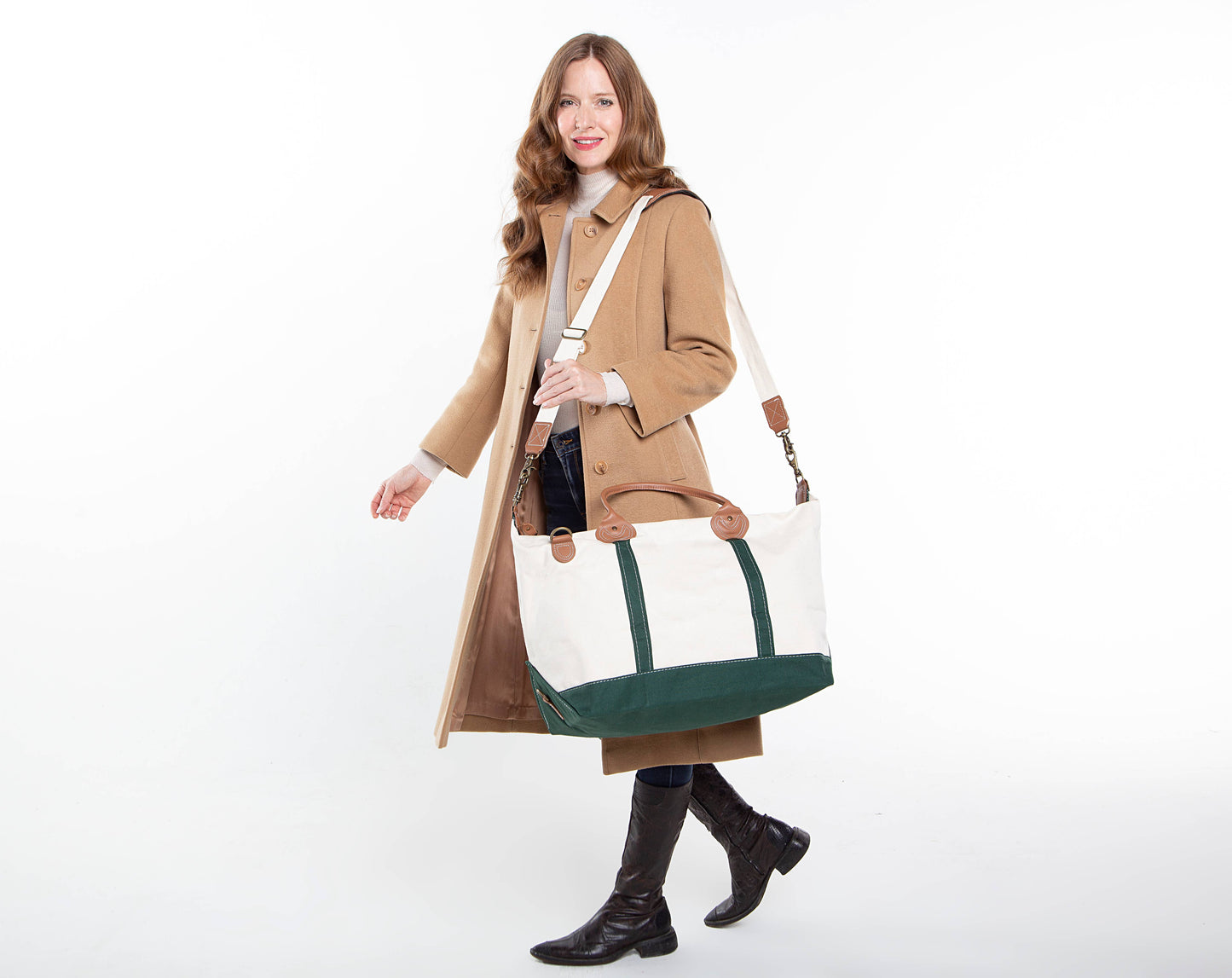 Weekender Canvas Travel Bag – Brown