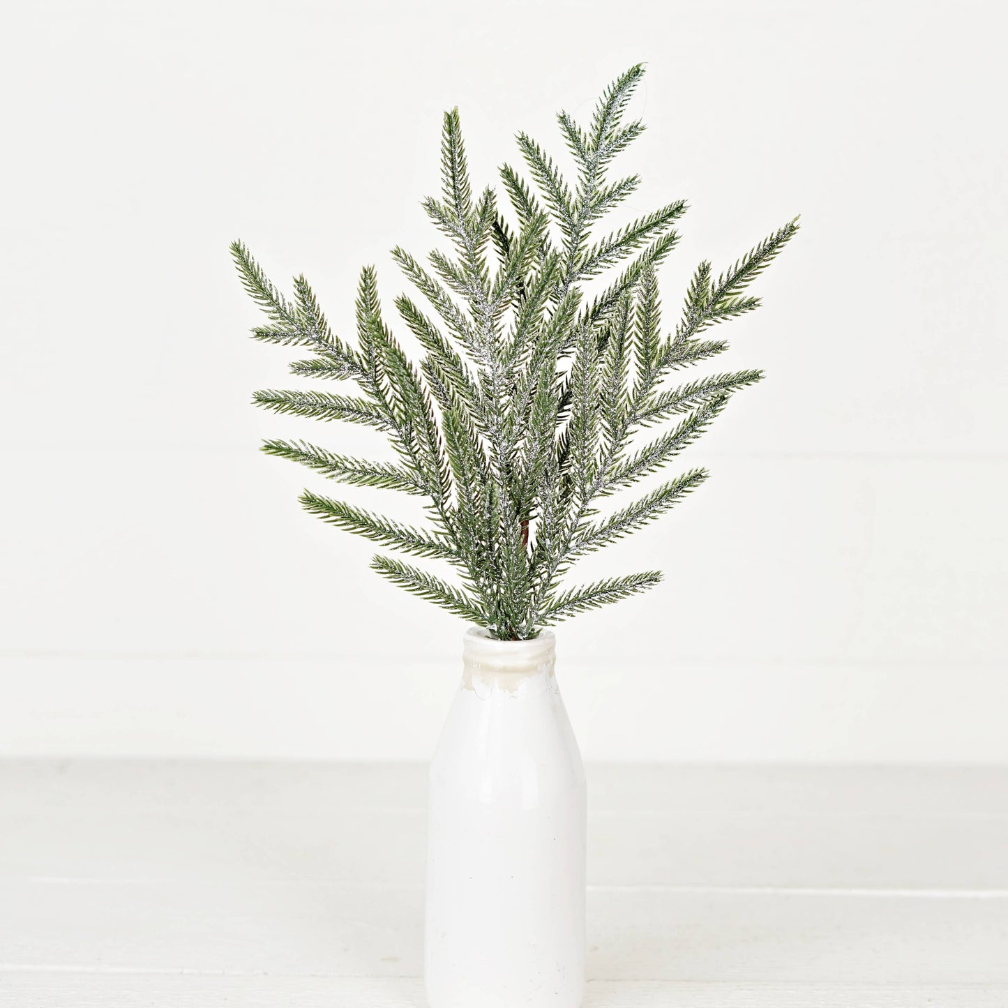 Snowy Real Touch Norfolk Pine Pick (18”)