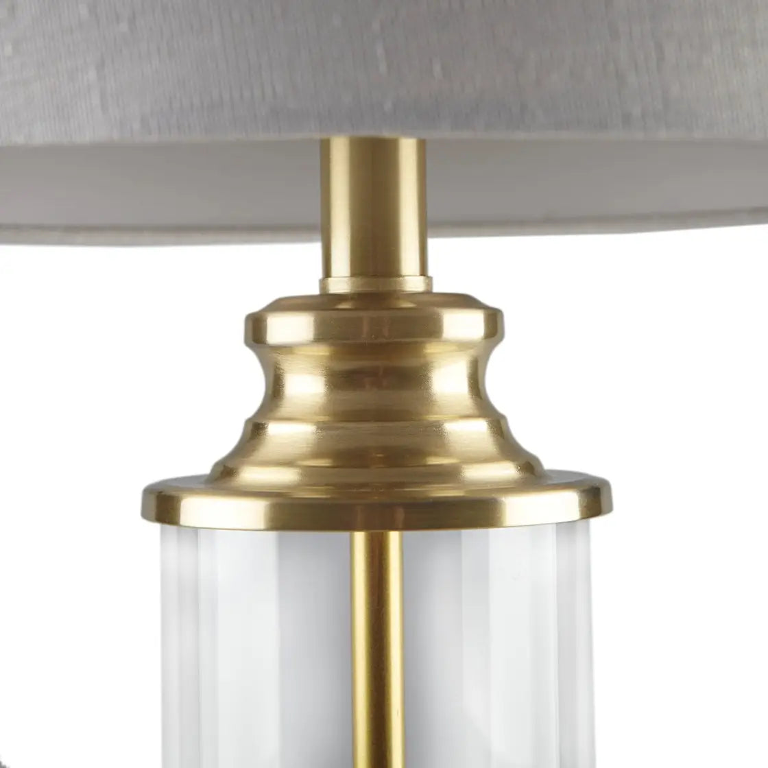 Clear Glass Base Table Lamp