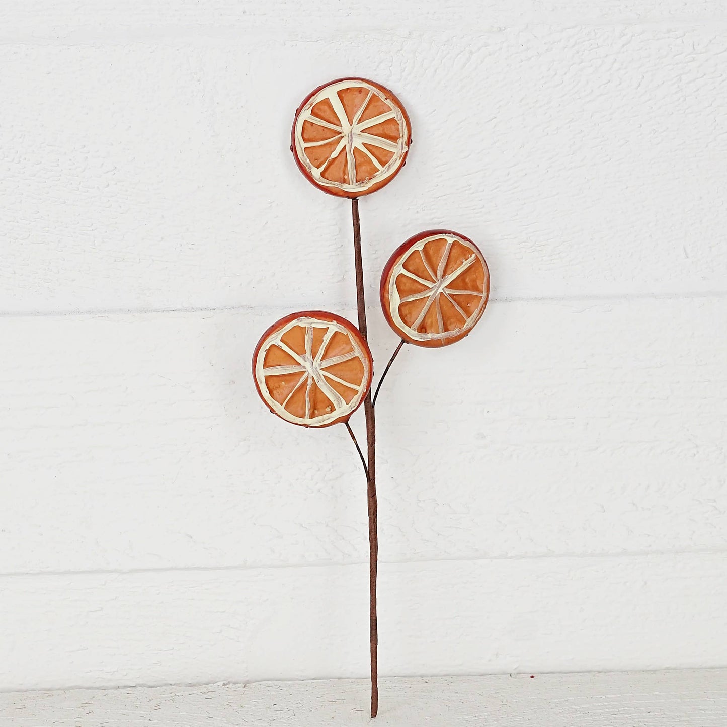 Faux Orange Slice Pick (12”)