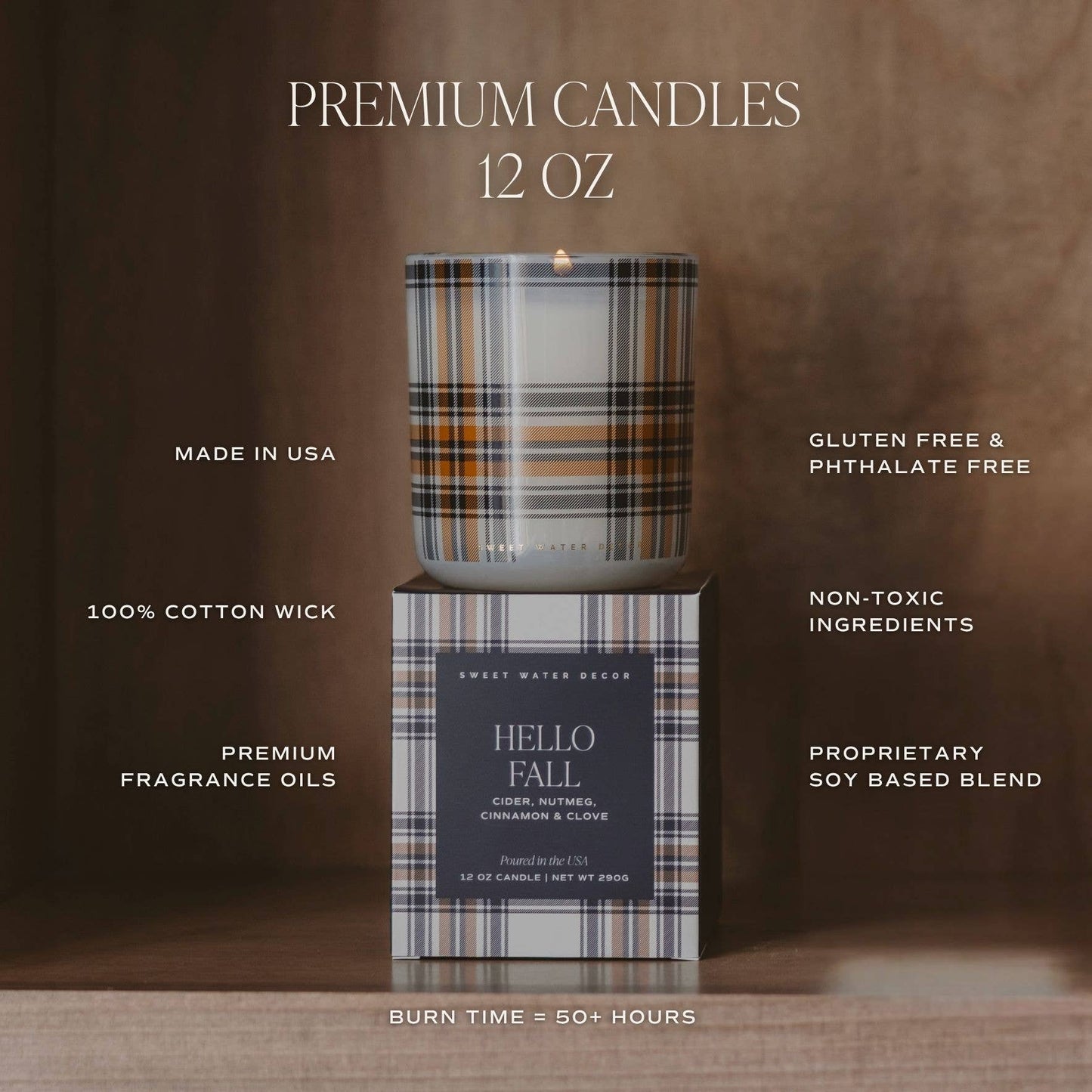 Pumpkin Spice Boxed Soy Candle