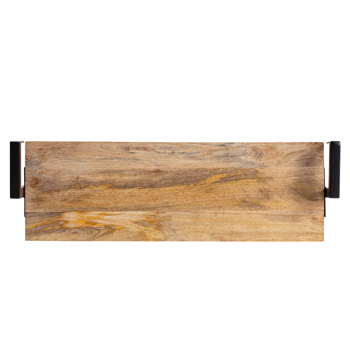 Phantom Solid Wood & Iron Wall Mounted Shelf for Living room