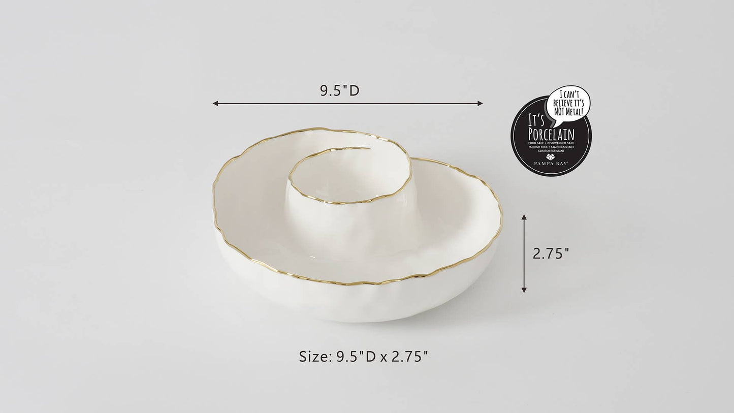 Round Chip & Dip