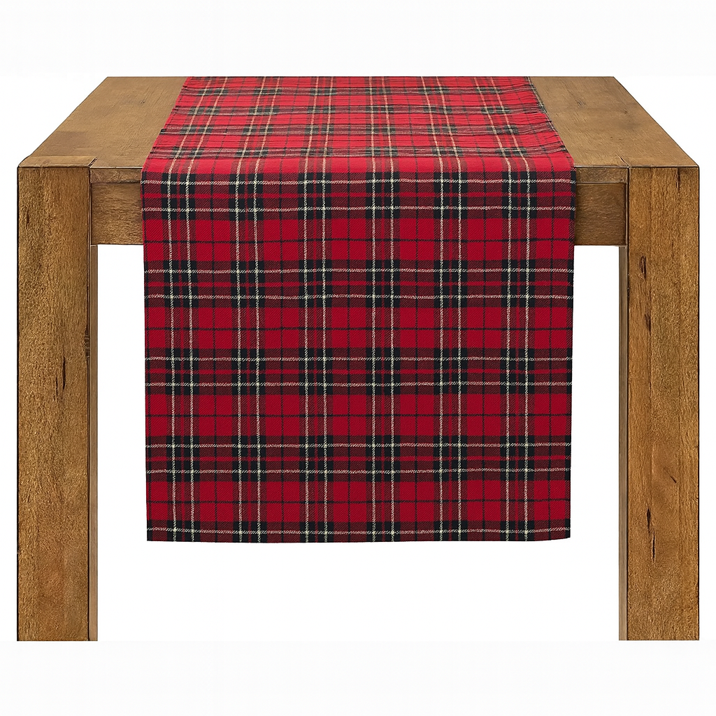 Classic Tartan Plaid Table Runner (16” x 36”)
