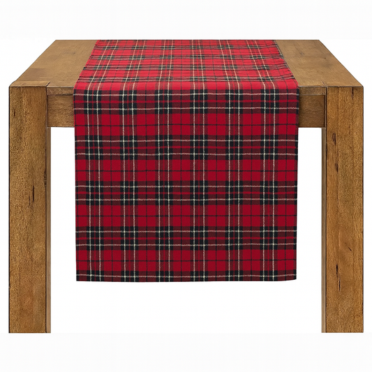 Classic Tartan Plaid Table Runner (16” x 36”)