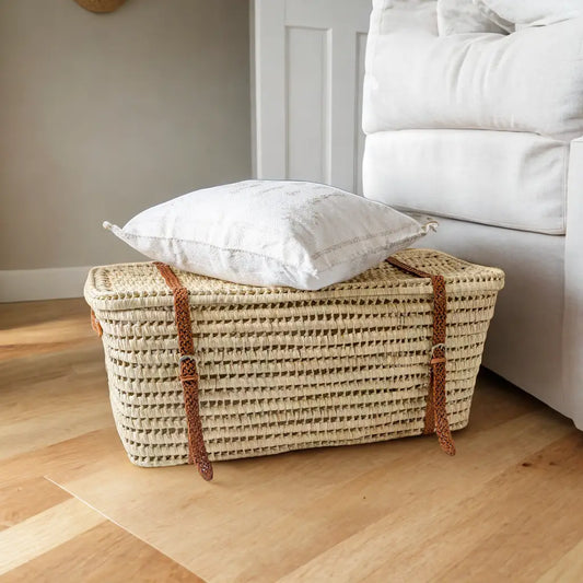 Woven Wicker Storage Basket