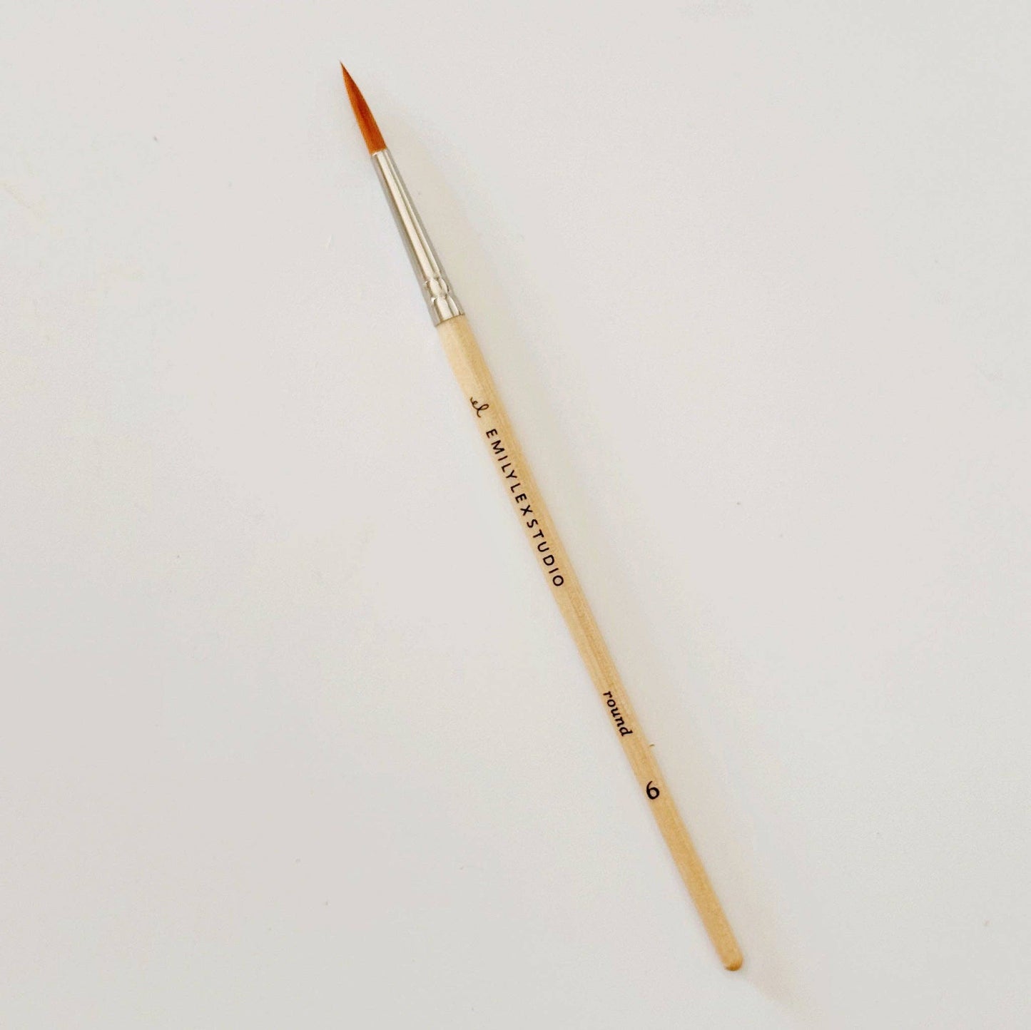 Watercolor Paintbrush Set – Five Wooden Brushes