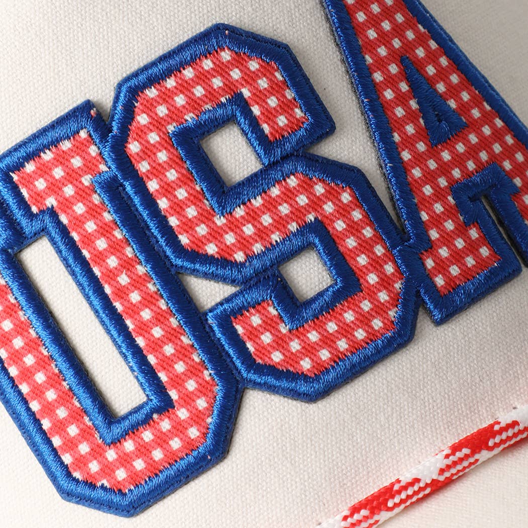 USA Patch Red Rope Trucker Hat