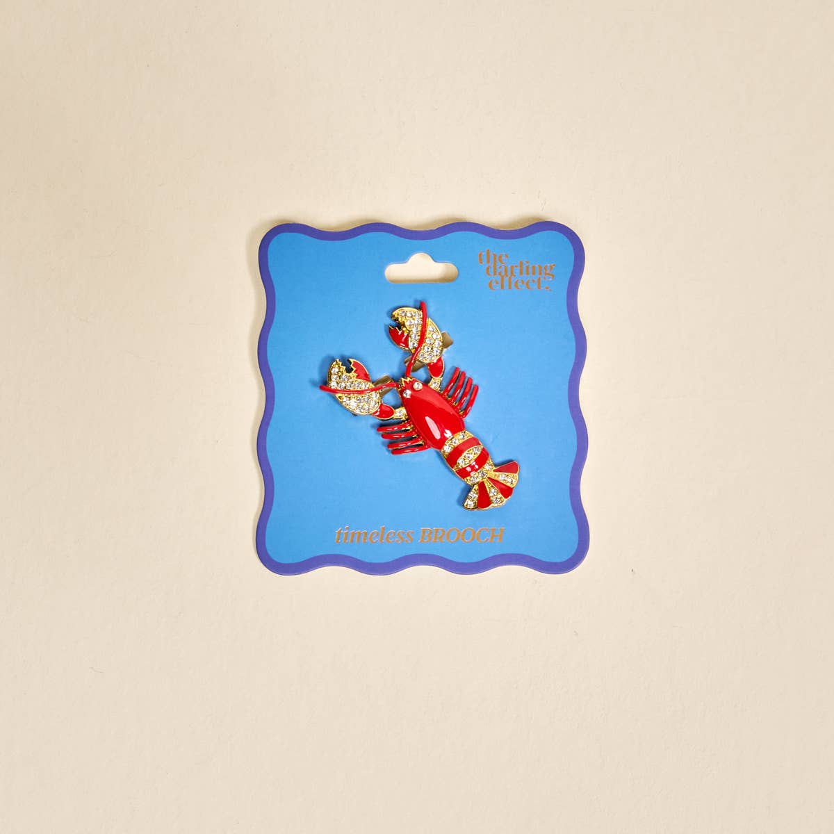 Timeless Brooch–Dazzle Lobster
