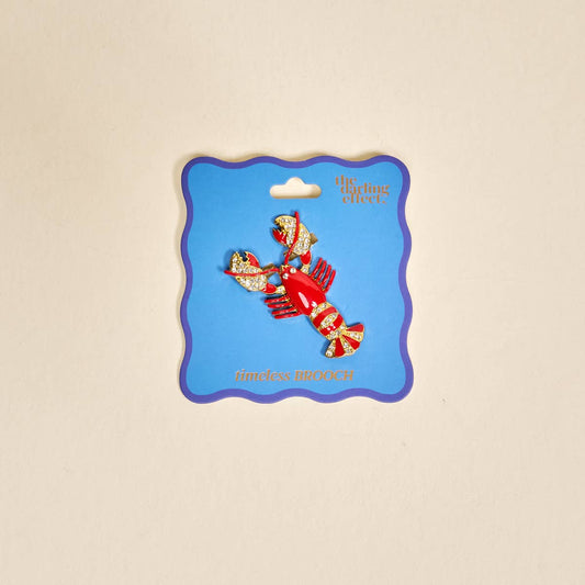 Dazzle Lobster Timeless Brooch